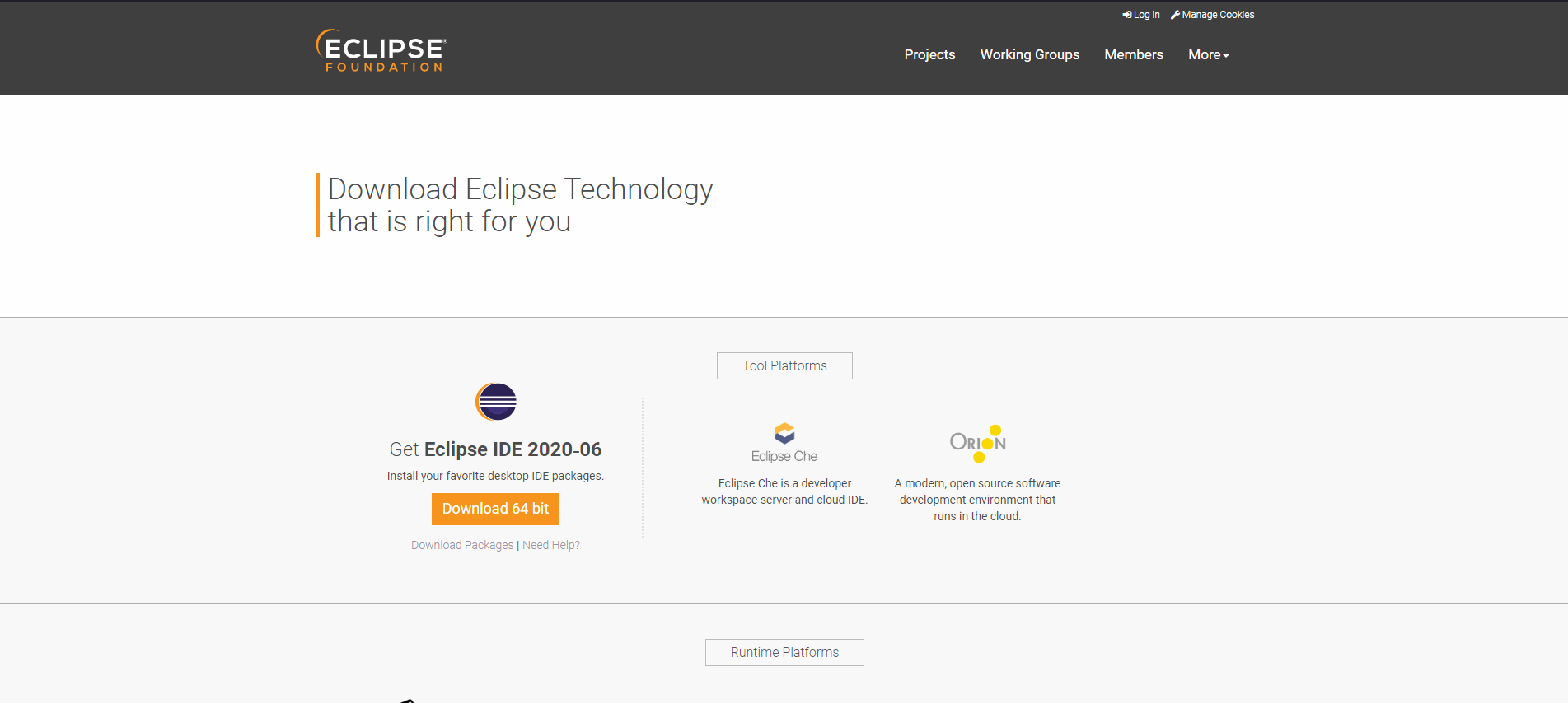 download Eclipse